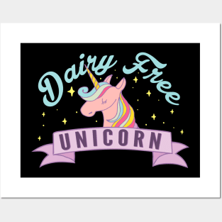 Dairy Free Unicorn Posters and Art